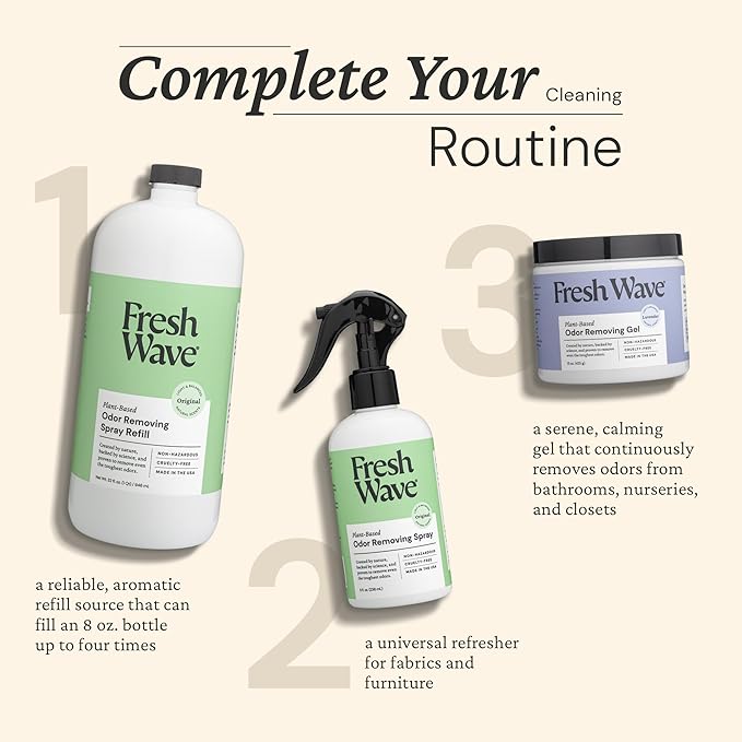 Fresh Wave Original Scent Odor Eliminator Spray & Air Freshener Refill, 32 fl. oz.