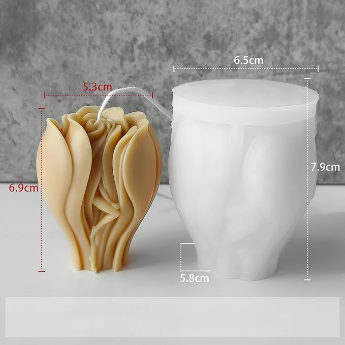 Flower Resin Molds - Silicone Resin Casting Molds for Soap, Candle, Wax, Resin Making & Home Decor