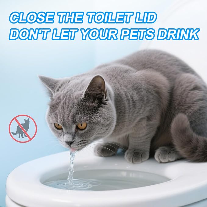 KIISIISO Toilet Bowl Cleaner Tablets 100 PACK, Automatic Bleach Toilet Tank Cleaners, Bathroom Long-Lasting Freshness, Slow-Releasing Powerful Deodorizing & Descaling