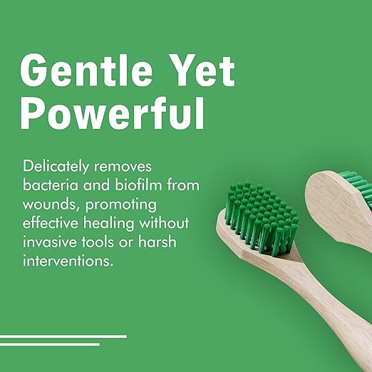 50-Pack Disposable Wound Cleaning Brush, Surgical Wound Scrub Brush, Gentle and Sterile Brushes for Wound Care for Hospital Clinics and Nursing Homes, Surgical, Abrasions, & Sensitive Skin