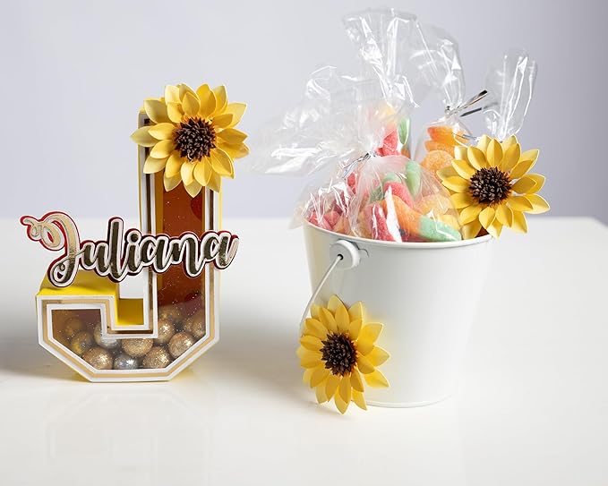 Small Metal Buckets with Handles - Leak-Proof Galvanized Pail - Multipurpose Tin Buckets for Party Favors, Organization, School, Weddings, Garden - Set of 6, White