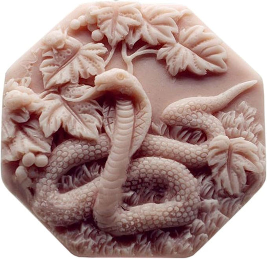 Grainrain Soap Mold Silicone Craft Snake Soap Making Mould Candle Resin DIY Handmade Mold (11502)