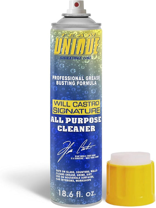 TEAM UNIQUE All-Purpose Cleaner – 18.6 Fl Oz (550mL) | Powerful Formula for Tough Stains and Grease | Multi-Surface Cleaner for Home, Auto, and Industrial Use
