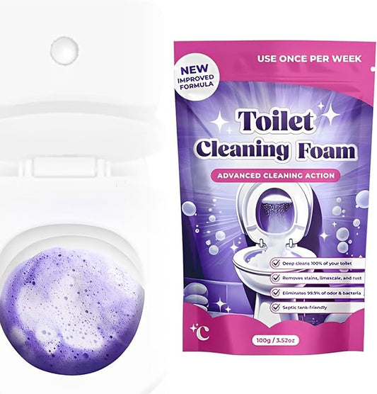 2025 New Toilet Bowl Cleaner Toilets Cleane, Toilet Cleaner, Toilet Bowl Cleaners, Powerful Foaming Toilets Bowls Cleaner, Self Activating Miracle Powder for Toilet Bowl cleaning (1)
