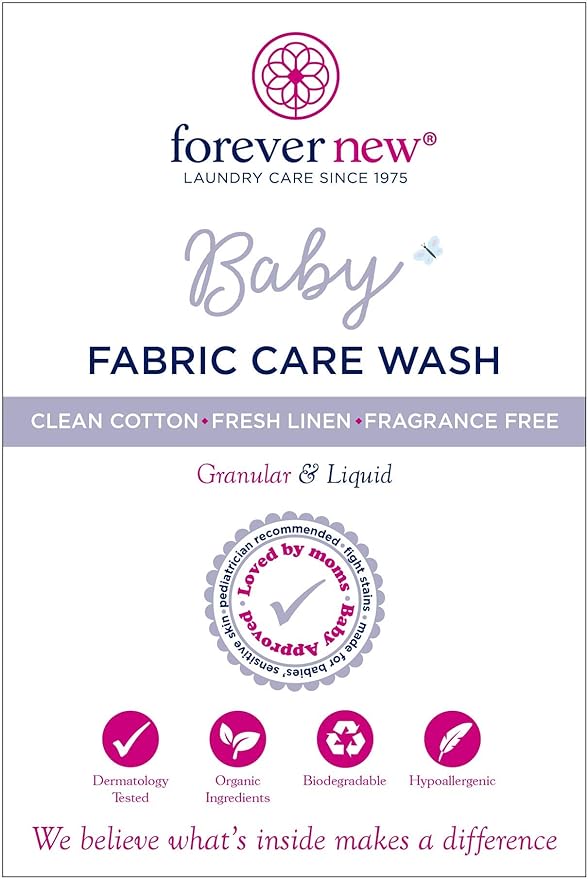 FOREVER NEW Baby Stain Remedy Gel - Fabric Stain Remover - Built-in Brush, 7 Fl Oz
