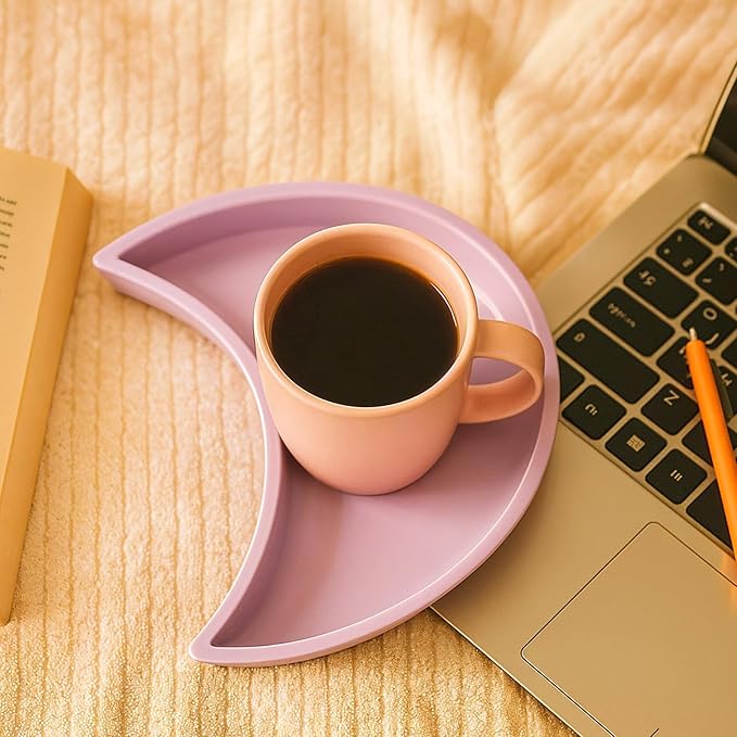 Moon Shelf Mold Large Moon Tray Mold for Resin Concrete Moons Silicone Molds Moons Resin Tray Molds Epoxy Resins Mould Home Ornament Mould for DIY Jewelry Organizer Storage Rack Display Rack Home