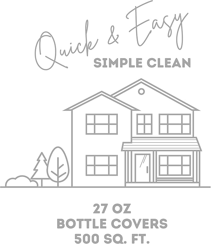 Quick Shine Multi Surface Deep Floor Cleaner and Wax Remover 27oz, 6Pk | Removes Wax Build-Up, Revitalizes Floors & Cleans Grout | Use on Hardwood, Laminate, LVT, Tile and Stone | Pro-Level Cleaning