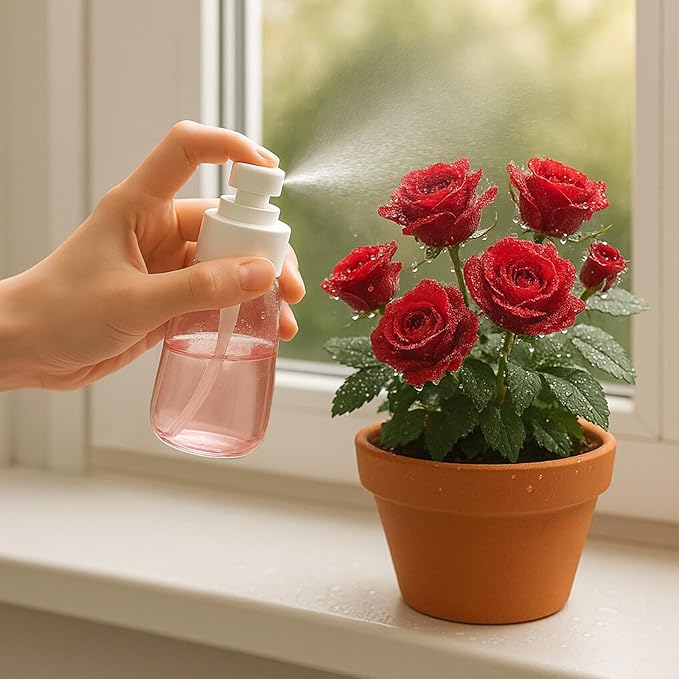 2 oz Travel Spray Bottles TSA Approved，Leak Proof Travel Size Mini Small Fine Mist Spray Bottle 2 oz for Face Hair (5 Pack)