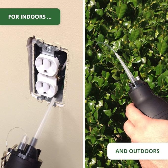 Diatomaceous Earth Duster, Powder Sprayer, Garden Duster Applicator Dispenser with Long Plastic Tube for Organic Gardening Agricultural Supplies