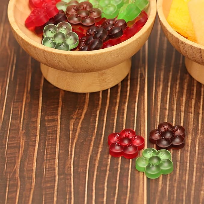 Flower Silicone Mold, Small Plum Blossom Shaped Flower Molds with 70 Cavities for Making Chocolate/Candy/Gummy/Cookie/Jelly/Ice Cube/Edible Flowers for Cake Decorating, Wintersweet Mold, with Scraper