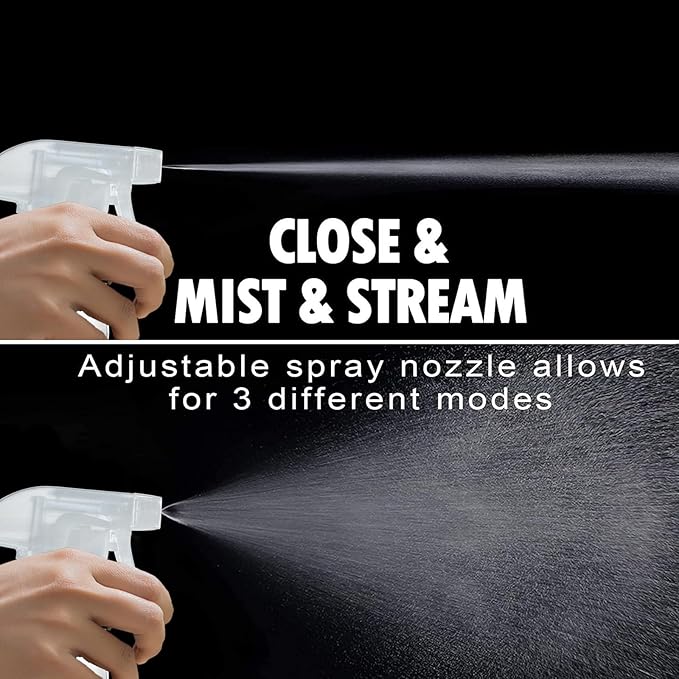 Glass Spray Bottles with Silicone Sleeve Protection, 16 oz Empty Refillable Containers, Reusable Spray Bottles with Adjustable Nozzle for Hair, Cleaning Solutions,Plants , 2 Pack Olive Green&Pink