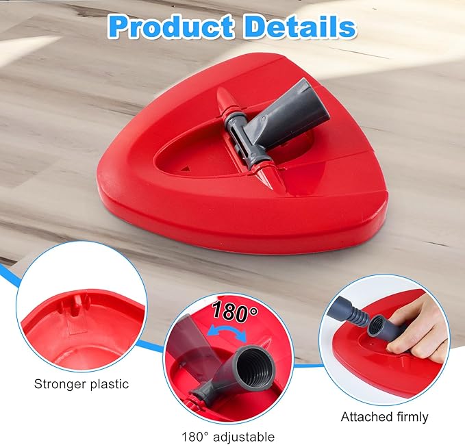 Mop Handle Replacement for Ocedar, 4 Section 30" to 58" Extendable Length Mop Handle for Ocedar Spin Mop Refills and Brooms, Mop Stick for OCedar Floor Cleaning, American Threaded Joint