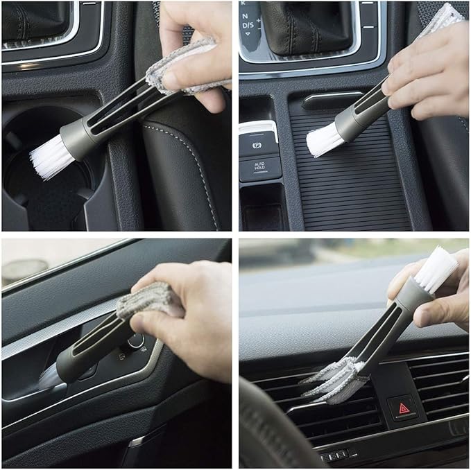 (3 Pack) Microfiber Car Duster Exterior Scratch Free, Extendable Handle Interior Multipurpose dust Cleaning Duster for car(Medium)