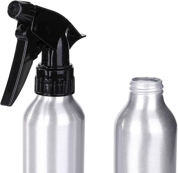 JinYan 250ml Empty Aluminum Spray Bottle,2pcs Reliable Sprayer Empty Spray Bottles Atomizer Mist Perfume for Hairdressing Tattooing Green Soap Flowers Water Sprayer Tool
