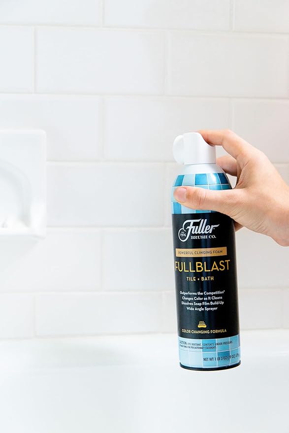 Fuller Brush FULLBLAST Tile & Bath Foam Bathroom Cleaner Spray (Pack of 2)