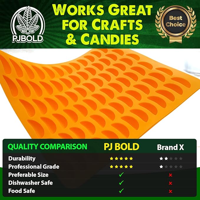 Mandarin Orange Slice Silicone Candy Mold - Half Sheet