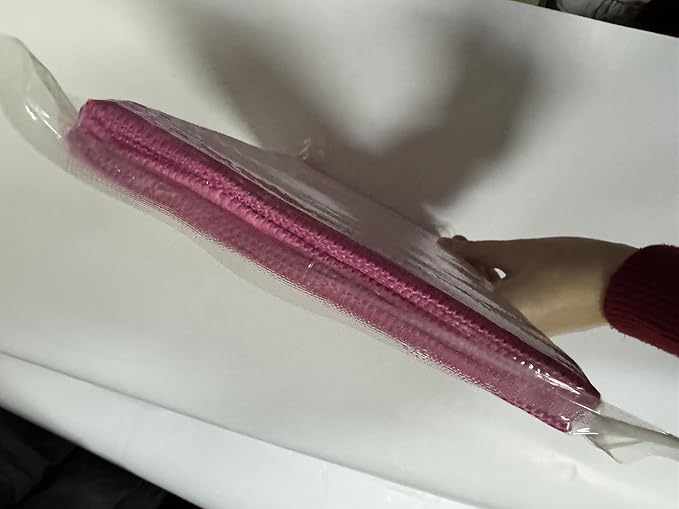 Pink Microfiber Cleaning Cloth 13"x13", Ultra Soft Absorbent Microfiber Cleaning Rags for Housekeeping Cleaning Supplies, Lint Free Reusable Cleaning Cloths for House Washable, Pack of 12