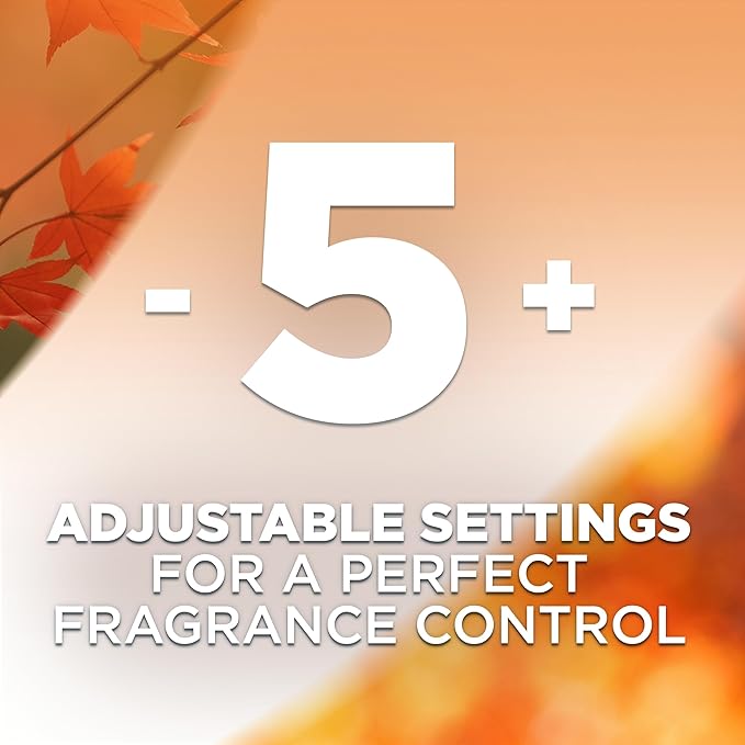 Air Wick Plug in Scented Oil Refill, Apple Cinnamon Medley, 5ct, Air Freshener, Essential Oils (Pack of 2)