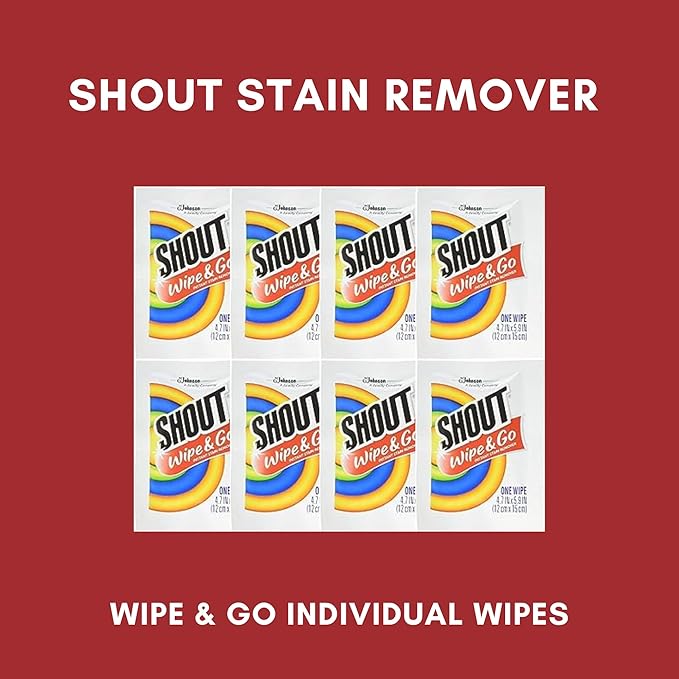 Fels-Naptha Laundry Detergent Bar Soap and Stain Remover Bundle - Includes 3 (5-ounce) Fels Naptha Laundry Bar, 8 Shout Wipes, Eco Bamboo Scrub Brush, DIY Detergent Recipe by Foxtail Collective