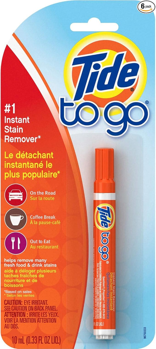 Tide To Go Instant Stain Remover, 6 count