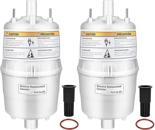 80 Steam Canister Substitute for Aprilaire 800 Replacement Canister(OEM), 80 Canister for Aprilaire Humidifiers 800 801 865 866, Steam Canister Part No. 80 Replace for Aprilaire 800 Canister 2 Pack