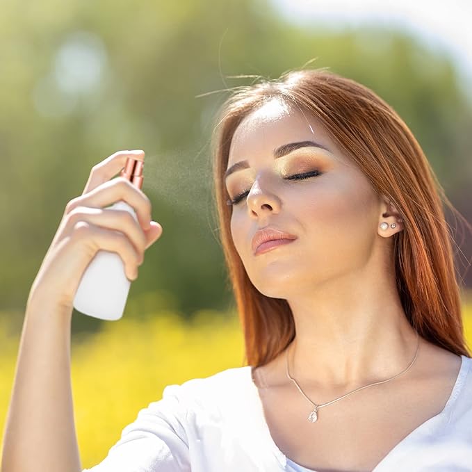 Tessco for you 20 Pcs 3.4 oz/100 ml Glass Spray Bottles Empty Perfume Atomizer Refillable Clear Decorative Empty Bottles with Fine Mist Sprayer Pump for Face Body Travel(Rose Gold,)