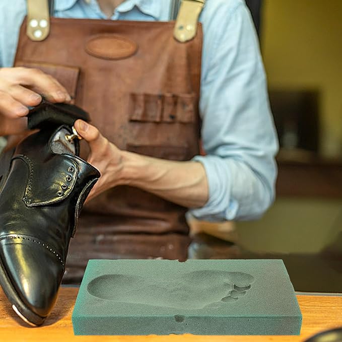 GLEAVI Box Foot Molding Box Foam Foot Mold Casting Kit Casting Kit DIY Print Foam Orthotic Shoe Inserts Insole Impression Carton 3D Bellows Manual