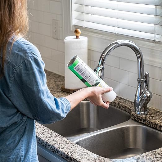 OdoBan Ready-to-Use Disinfectant and Odor Eliminator, Cleaner and Fabric/Air Freshener, Set of 2, 14.6 Ounce 360-Degree Continuous Spray and 32 Ounce Trigger Spray, Original Eucalyptus Scent