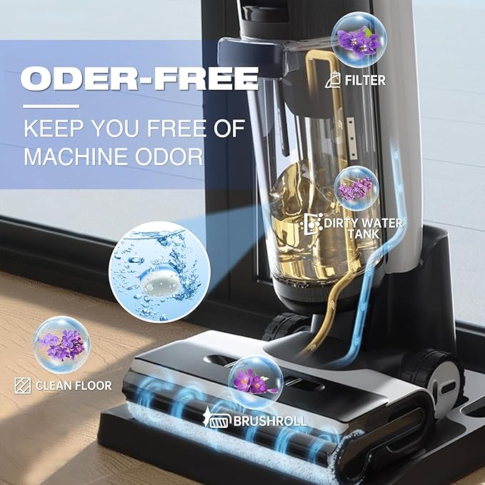 YGY Floor Cleaning Tablets,Compitable with Tineco Cleaning Solution|Clean Machine and Floor 2 in1-Getting Rid of Machine Odors|Cleaning Tablets are Easy and Safe to Use，72 pack