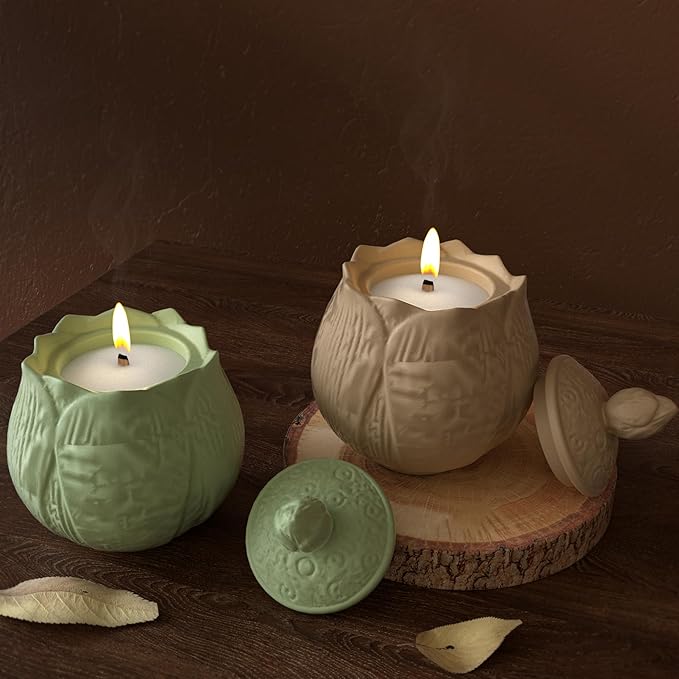 Lotus Jar Bottle Mold - Resin Casting Silicone Molds for Home Decor & Candle Making Wave Spiral Mold