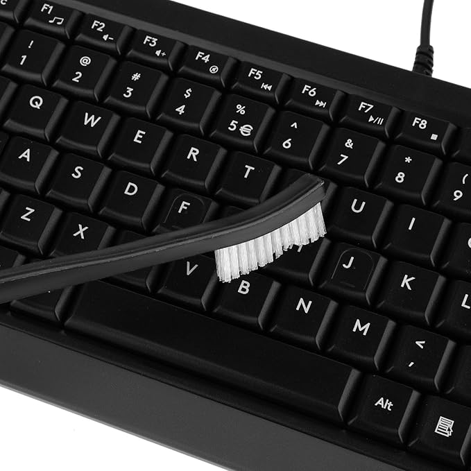 TIESOME 10Pcs Double-Ended Cleaning Brushes Set, Small Detailing Crevice Brushes All Purpose Mini Cleaning Brush Stiff Bristles Brushes for Kitchen Sink Bathroom Gaps Corner Small Space(Plastic)