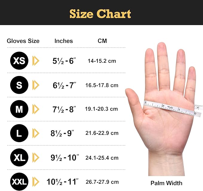 TitanFlex Disposable Nitrile Exam Gloves, 6-mil, Black, Heavy Duty, Latex Free, Food Safe for Cooking & Food Prep