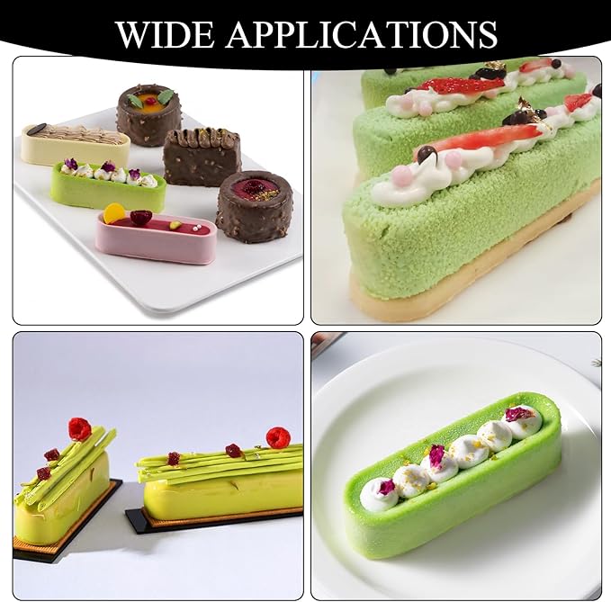 Finger Chocolate Silicone Mold 6-Cavity Bar Mold for Chocolate, Candy, Bread, 11.6 x 6.8 x 1.3 inches