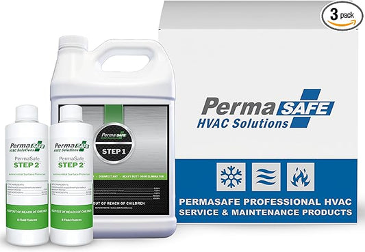 PermaSafe HVAC Solutions, Mold Removal & Prevention Treatment, and Indoor Air Quality Enhancer for all System Components and Ductwork