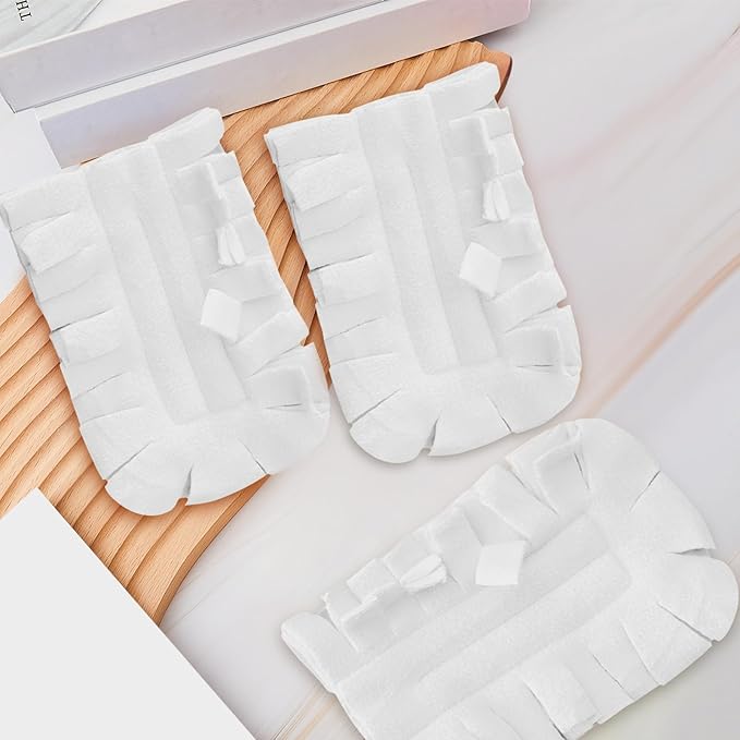 Zubebe 6 Pcs Duster Refill Reusable Fleece Duster Refills Feather Flat Dusters Multi Surface Washable Cleaning Pads Tools for Home, Blinds, Car, Pet, Furniture, Fans (White)