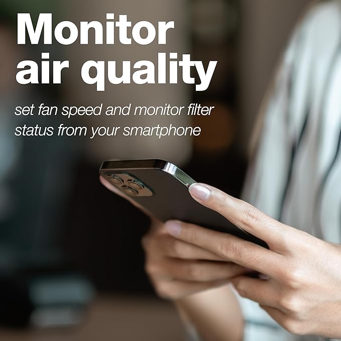 IQAir HealthPro Plus XE Air Purifier - Smart HyperHEPA Filtration for Large Rooms up to 1125 sq ft - Smoke, Viruses, Allergens, Asthma, Mold, Dust, Pets, Swiss Made, WiFi Enabled