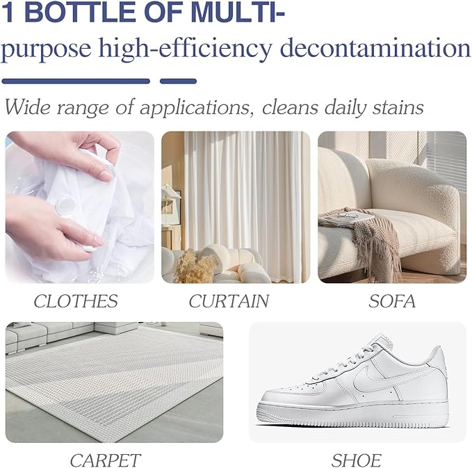 Clothes Oil Stain Remover,Active Enzyme Clothing Stain Remover, Active Enzymatic Laundry Cleaning, active enzyme laundry stain remover, Stubborn Stains Cleaner (2PCS)