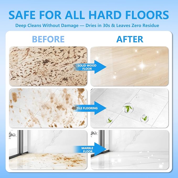 Floor Cleaning Solution, 82 FL OZ, Deep Cleans for Multiple Hard Floors, Compatible with Tineco S3/S5/S7 Pro & iFloor 3/5 (No Steam), Deep Deodorization Pet-Friendly, Stain-Busting & Fresh-Scented