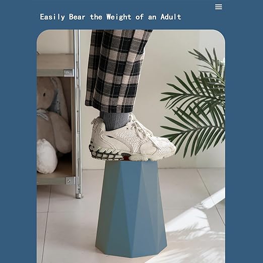 2 Pack Bathroom Trash Can 2.6 Gallon Small Garbage Can Waste Basket for Bedroom Office Dorm, Blue Black