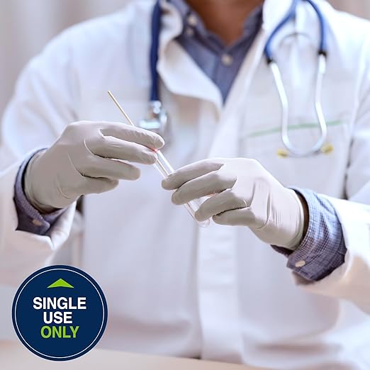 HALYARD Sterling SG Nitrile Powder-Free Exam Gloves, 3.7 mil, 9.5 Inches, Gray, Small, 41658 (Case of 2500)