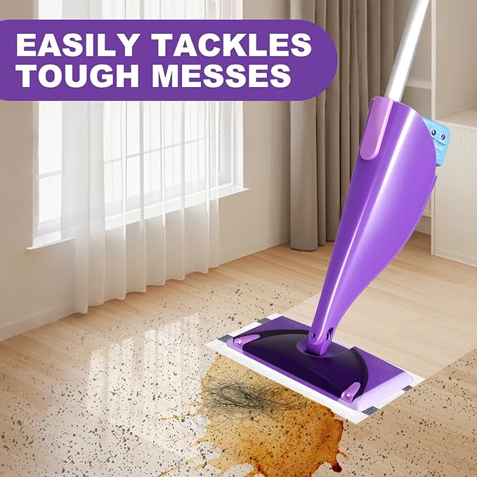 Disposable Mop Pad Refill for Swiffer Wet Jet Spray Mop, Wet Jet Pads for Multi-Surface Floor Cleaning, Multi-Layer Thickening and Super Absorbent, 20 Count