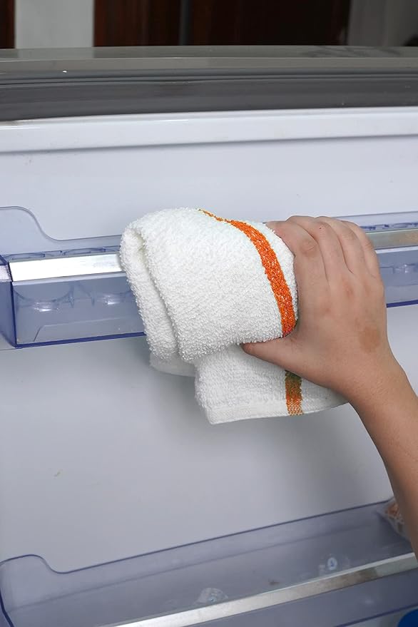 Avalon Towels Terry Bar Mop Towels (Value Pack of 60) Size 16"x19" – Absorbent and Durable, Multipurpose Cleaning Rags, Cotton Cleaning Cloths, Terry Cloth Rags, Reusable Shop Rag