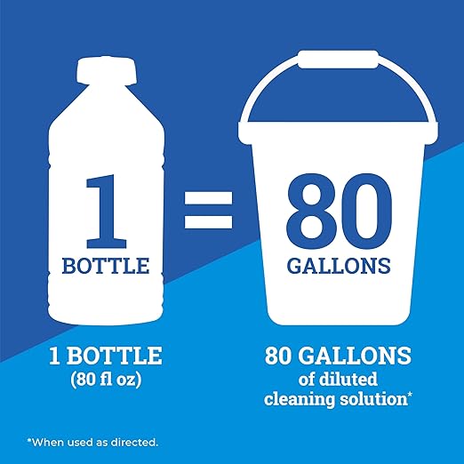 Pine-Sol Multi Surface Cleaner, Multipurpose Concentrated Formula Makes 80 Gal Cleaning Solution, Non Sticky Formula, Lavender Clean, 80 Fl Oz, Value Pack of 3