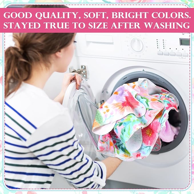 36 Pack Reusable Cleaning Cloths Washable Cotton Kitchen Towels for Home