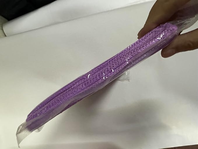 Purple Microfiber Cleaning Cloth, Ultra Soft Absorbent Microfiber Cleaning Rags for Housekeeping Cleaning Supplies, Lint Free Reusable Cleaning Cloths for House Washable, Pack of 12