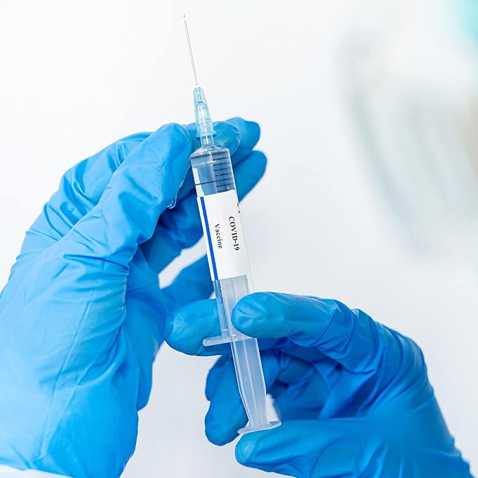 Schneider Nitrile Exam Gloves, Blue, 4 mil, Powder-Free, Latex-Free, for Medical Exam, Cleaning and Food Prep, Non-Sterile