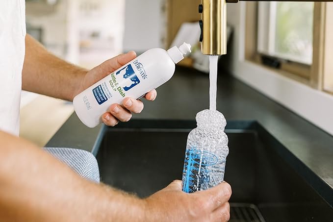 Dr. Brown's Bottle & Dish Soap for Baby Bottles and Baby Accessories, Plant-Derived, Fragrance-Free, 16 fl oz, 3 Pack