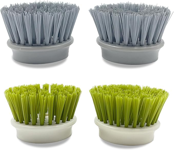 Palm Brush Refills, Dish Brush Replacement Head, 4 Pack