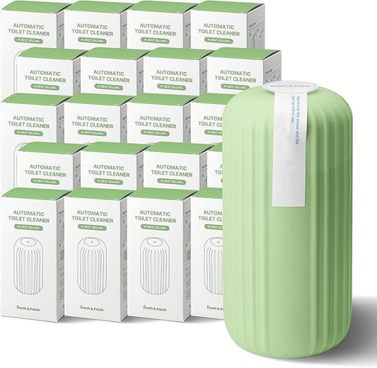 Fresh & Fresh Automatic Toilet Bowl Cleaners (Forest Green) - 20 Bottles(UPTO 2500 FLUSHES/Bottle), Commercial and Residential Toilet Cleaner 3-4 MONTH Lasting Toilet Bowl Cleaner Bottle