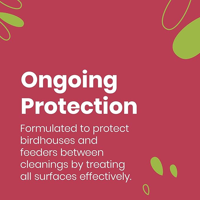 Clean Republic Good Salt Pet Bird Feeder & Bird House Protectant, Natural Bird-Friendly Spray Formula, Made in the USA, 32 Ounce Bottle